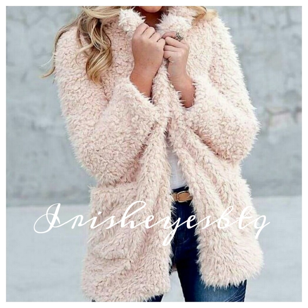 Daphne shaggy faux fur coat - Picture 5 of 7